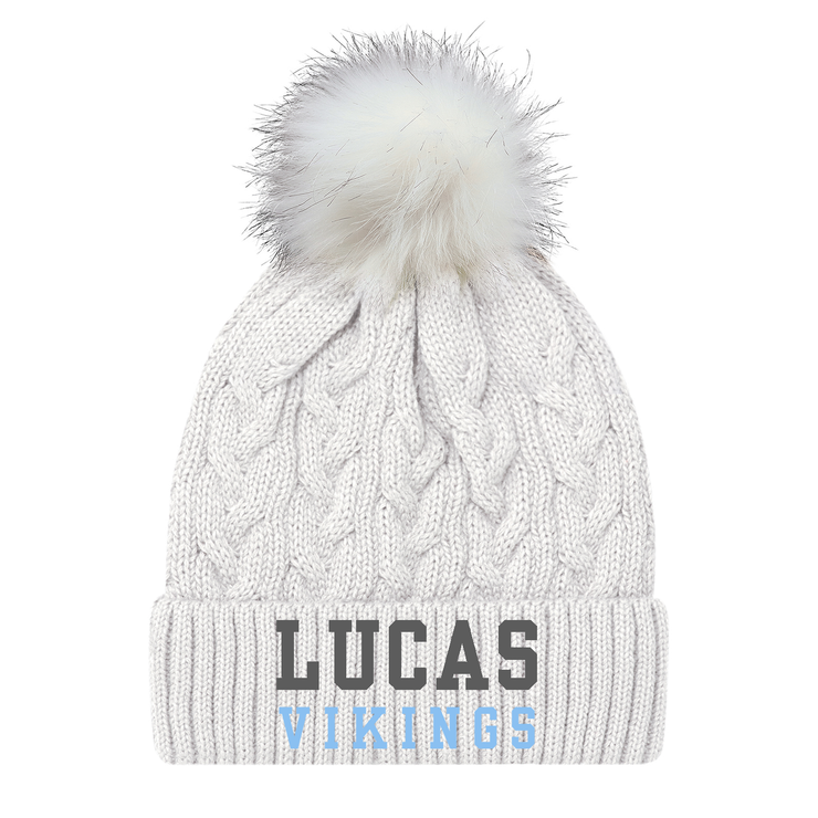 LUCAS VIKINGS FAUX FUR TOQUE (WOMENS)