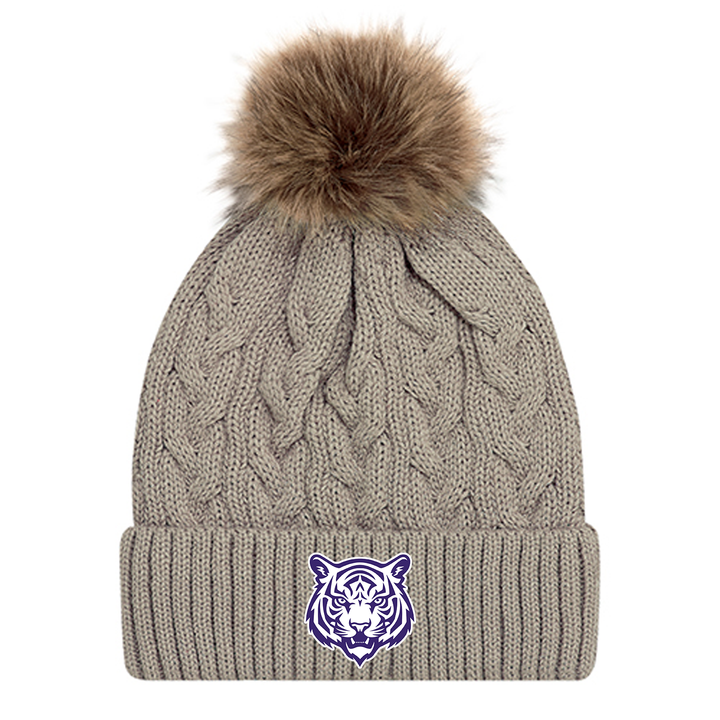 WEST ELGIN EMBROIDERED FAUX FUR TOQUE