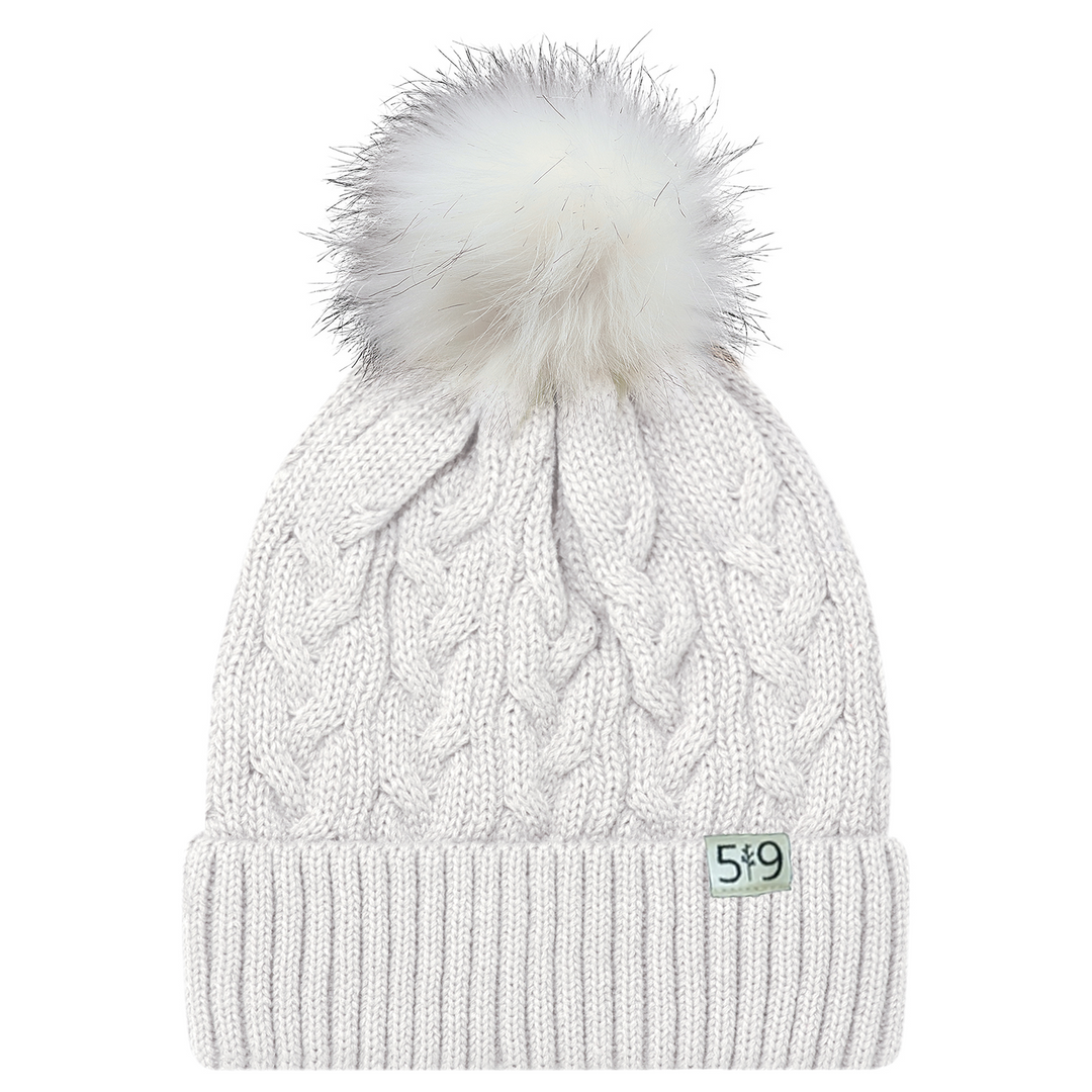 519 WOVEN LABEL FAUX FUR TOQUE (WOMENS)