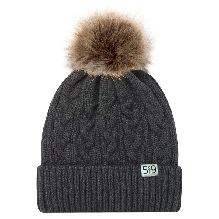 519 WOVEN LABEL FAUX FUR TOQUE (WOMENS)