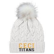 CENTRAL ELGIN EMBROIDERED FAUX FUR TOQUE (WOMENS)