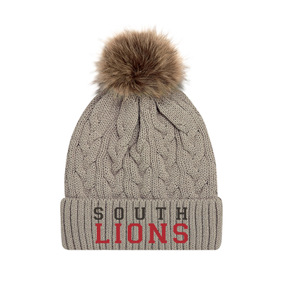 SOUTH LIONS EMBROIDERED FAUX FUR TOQUE (WOMENS)