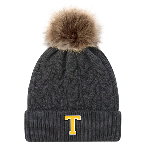 CENTRAL ELGIN EMBROIDERED T FAUX FUR TOQUE (WOMENS)