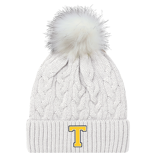 CENTRAL ELGIN EMBROIDERED T FAUX FUR TOQUE (WOMENS)