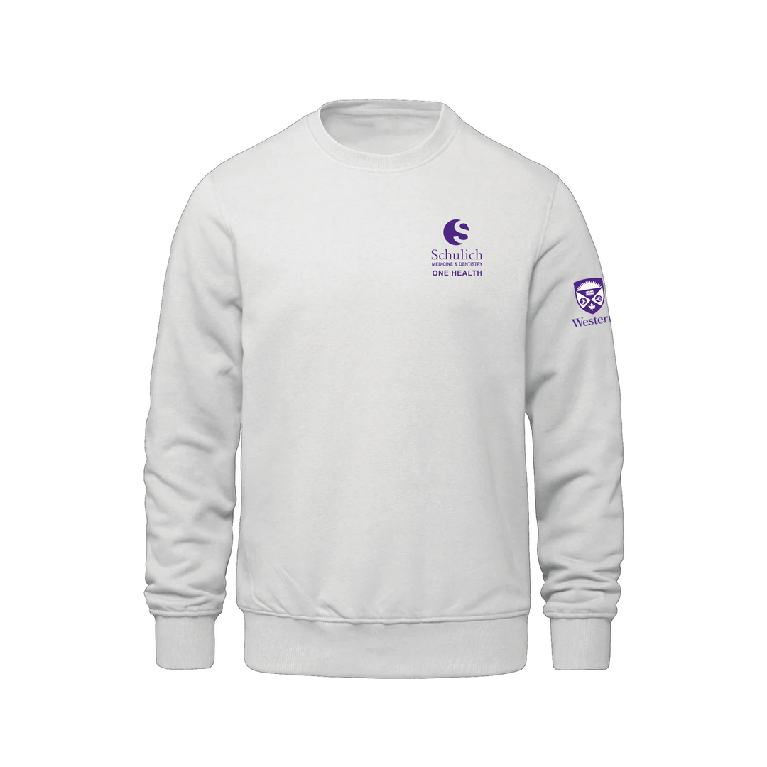 SCHULICH ONE HEALTH EMBROIDERED CREW (UNISEX)