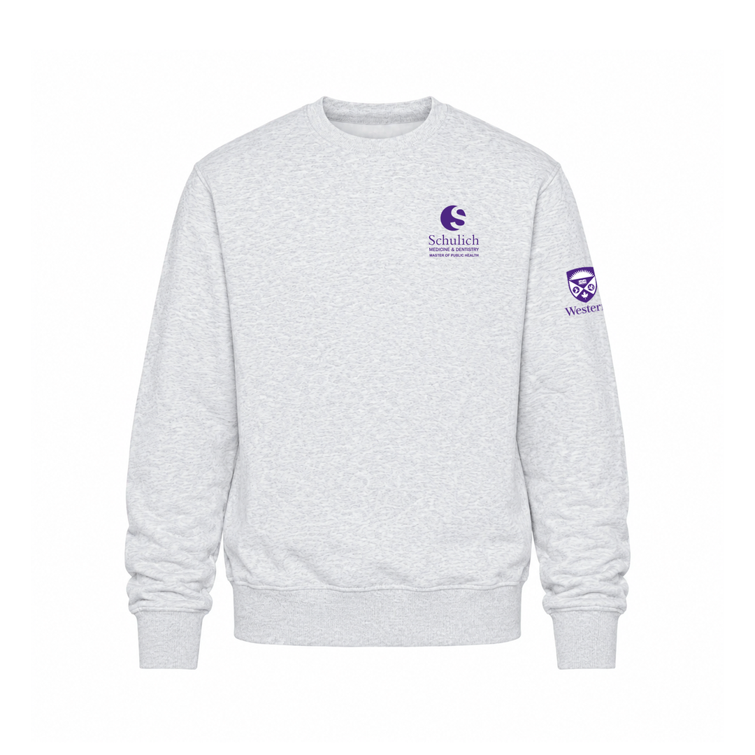 SCHULICH MASTER OF PUBLIC HEALTH EMBROIDERED CREW (UNISEX)