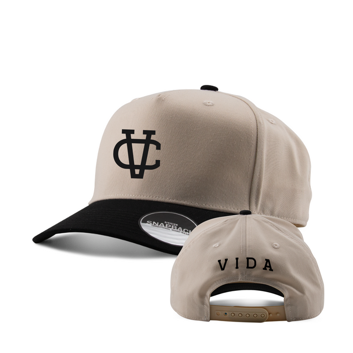 VIDA CHURCH CLASSIC EMBROIDERED TWO-TONE PANEL CAP
