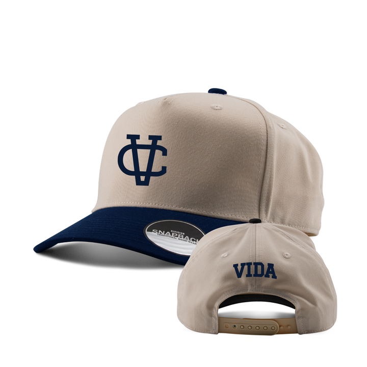 VIDA CHURCH CLASSIC EMBROIDERED TWO-TONE PANEL CAP