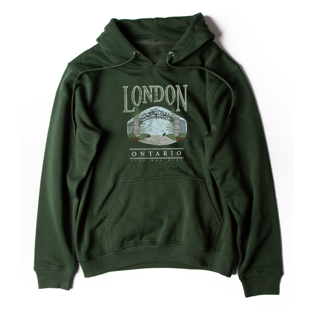 LONDON VINTAGE VICTORIA PARK HOODIE (UNISEX)