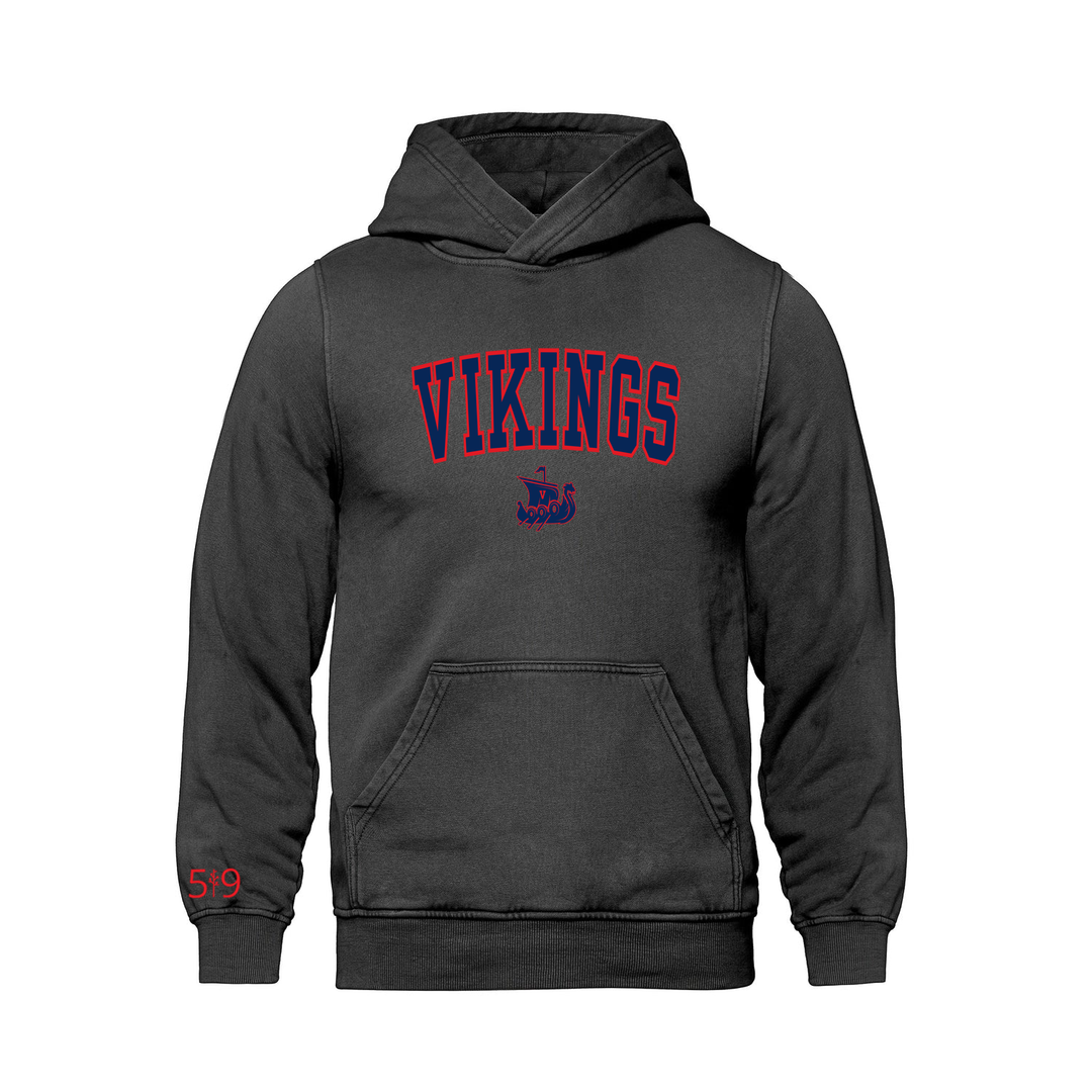 VICTORIA VIKINGS VARSITY RETRO HOODIE (UNISEX)