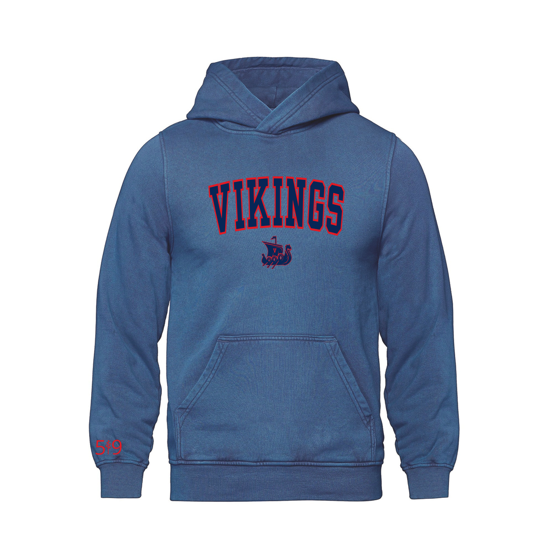 VICTORIA VIKINGS VARSITY RETRO HOODIE (UNISEX)