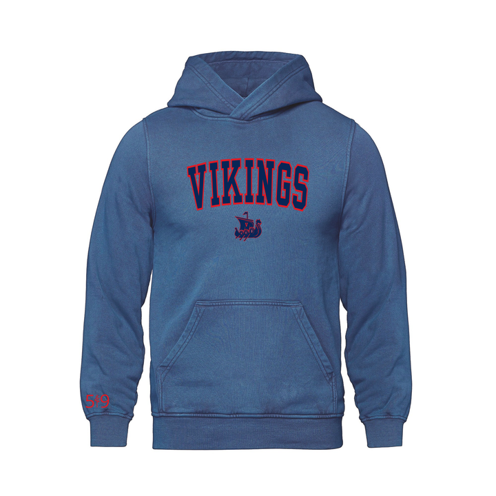 VICTORIA VIKINGS VARSITY RETRO HOODIE (UNISEX)