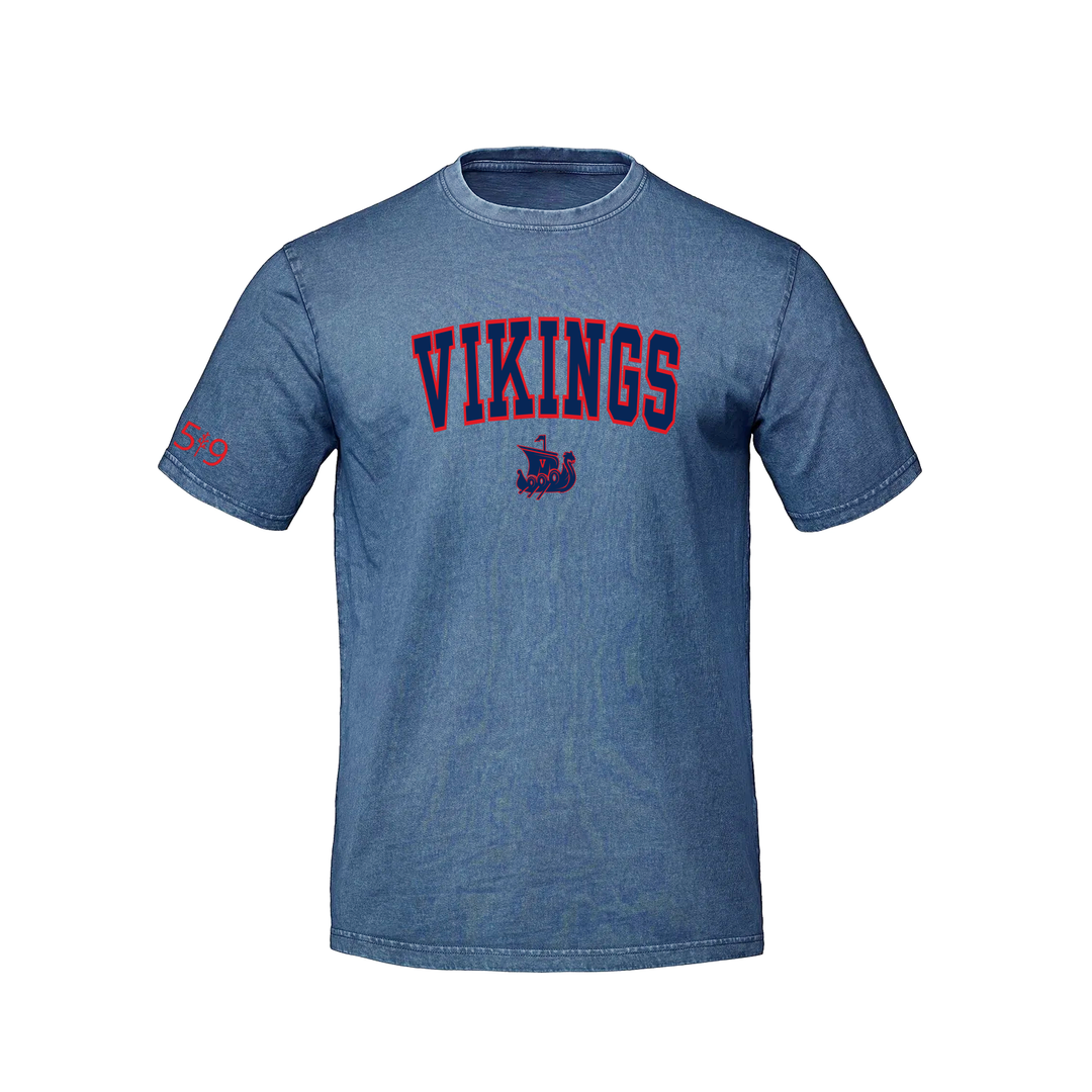 VICTORIA VIKINGS VARSITY RETRO TEE (UNISEX)