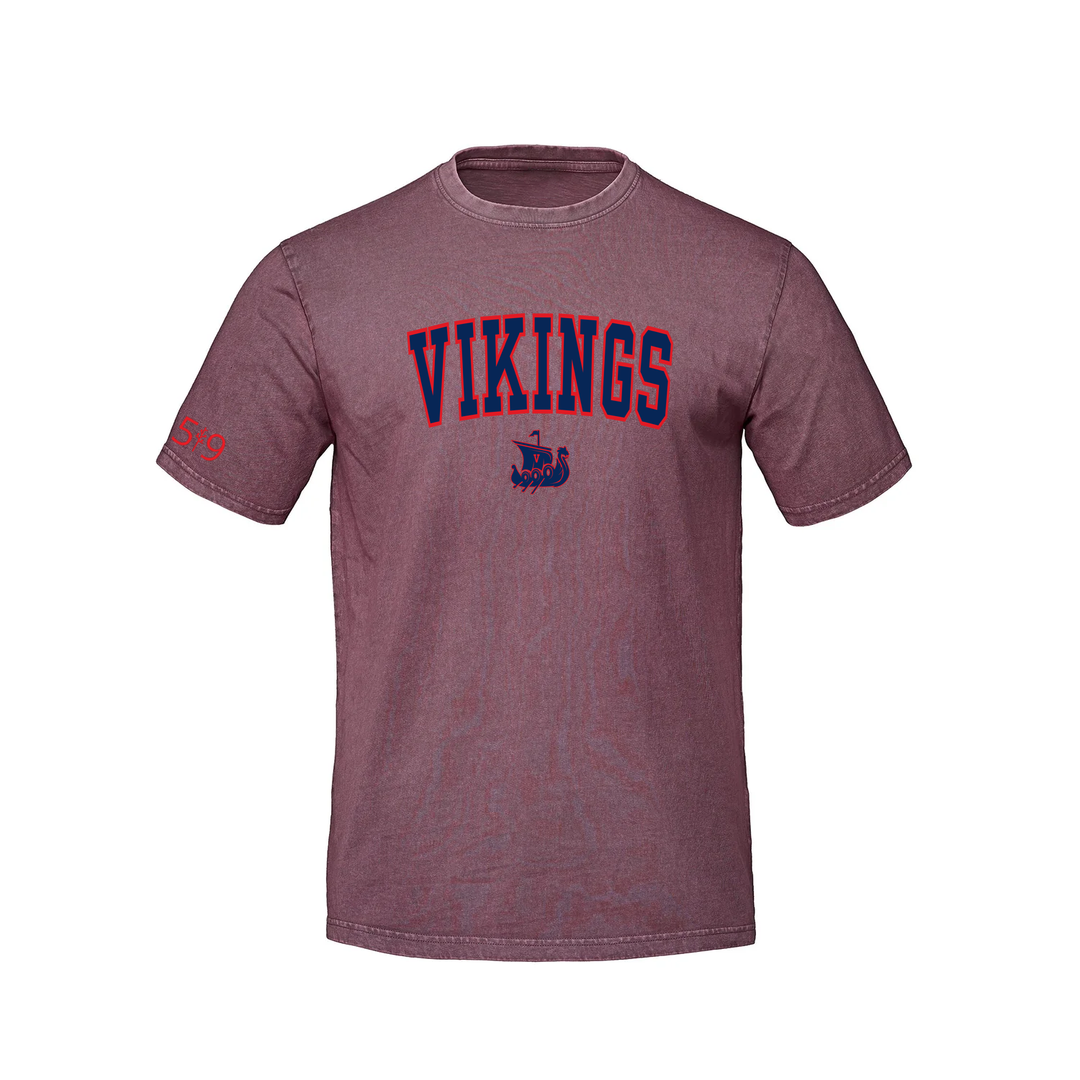 VICTORIA VIKINGS VARSITY RETRO TEE (UNISEX)