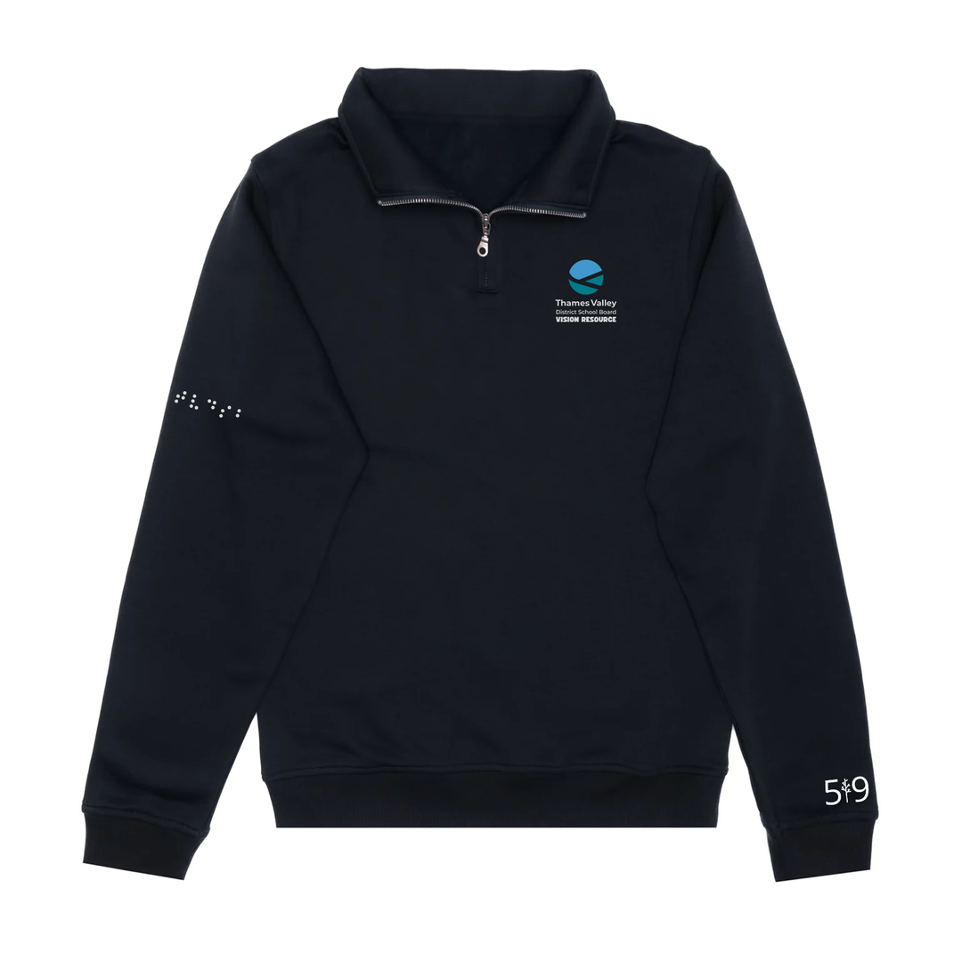 VISION RESOURCE EMBROIDERED 1/4 ZIP (UNISEX)