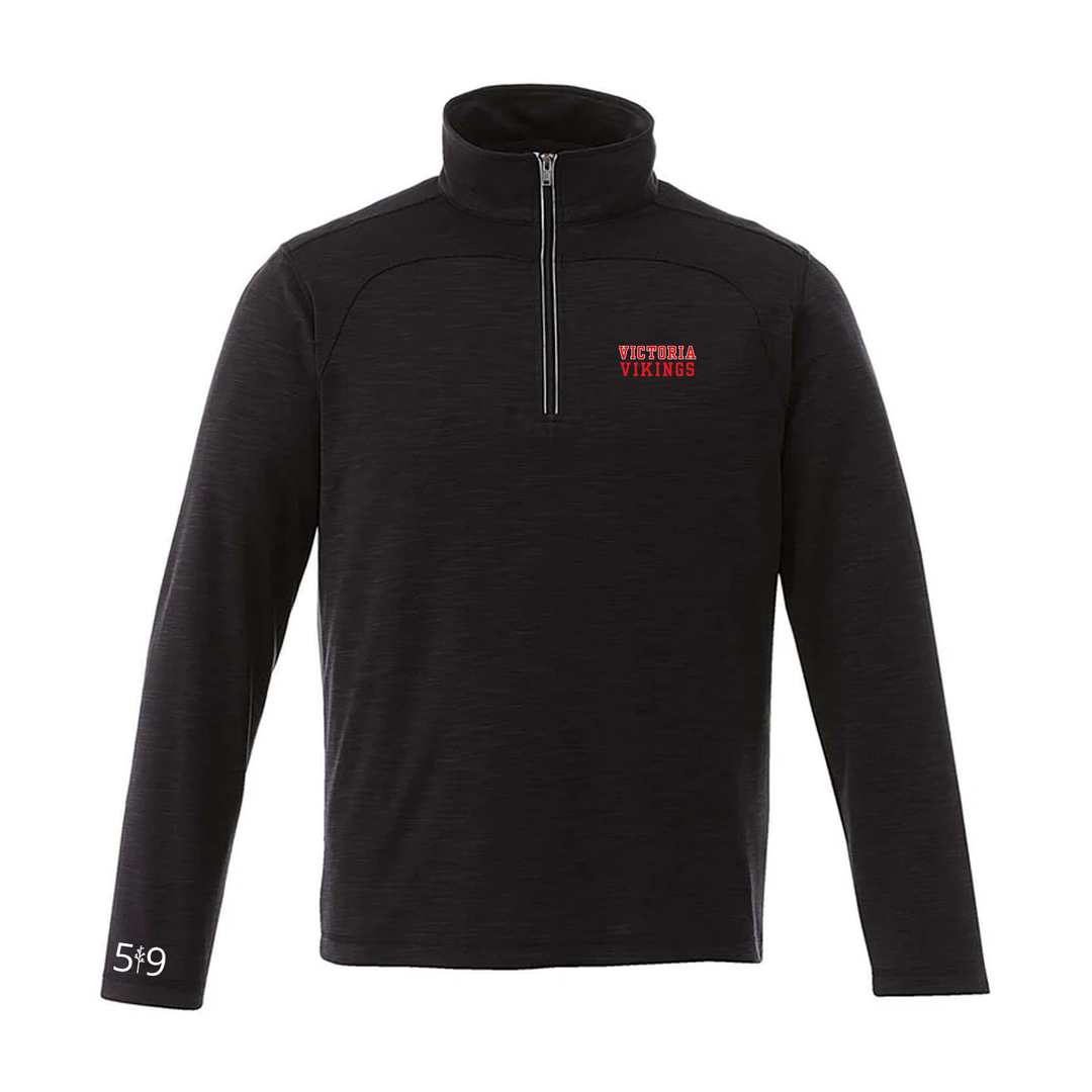 VICTORIA EMBROIDERED PREMIUM ATHLETIC 1/4 ZIP (MENS)