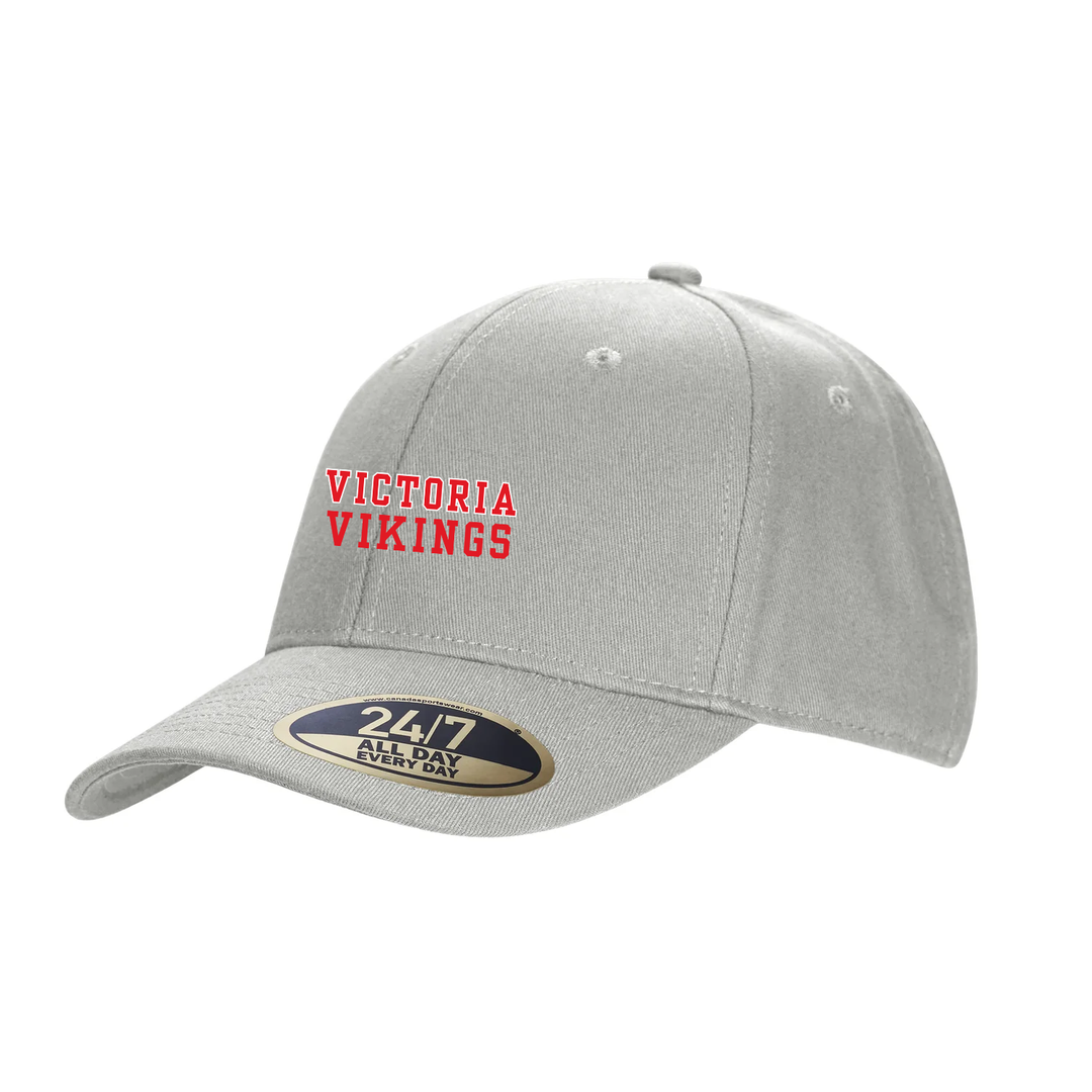 VICTORIA EMBROIDERED SNAPBACK CAP