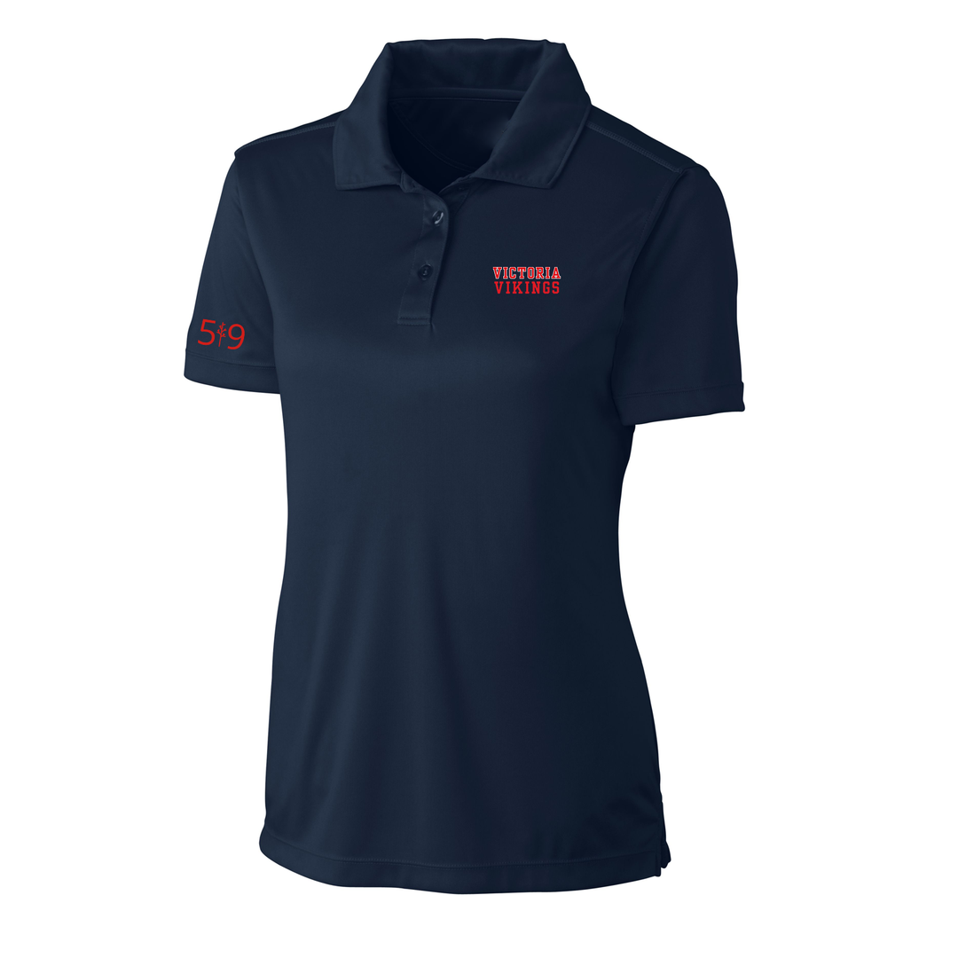 VICTORIA EMBROIDERED ATHLETIC POLO (WOMENS)