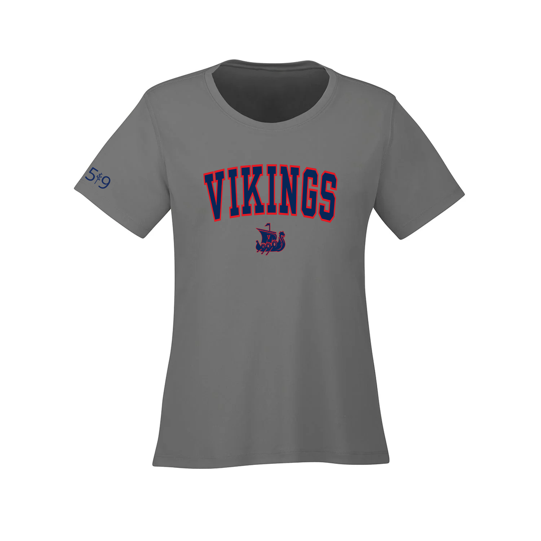 VICTORIA VIKINGS VARSITY ATHLETIC TEE (WOMENS)