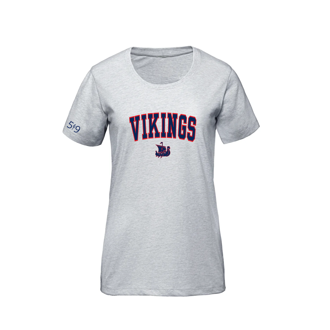 VICTORIA VIKINGS VARSITY PREMIUM TEE (WOMENS)