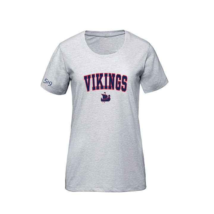 VICTORIA VIKINGS VARSITY PREMIUM TEE (WOMENS)