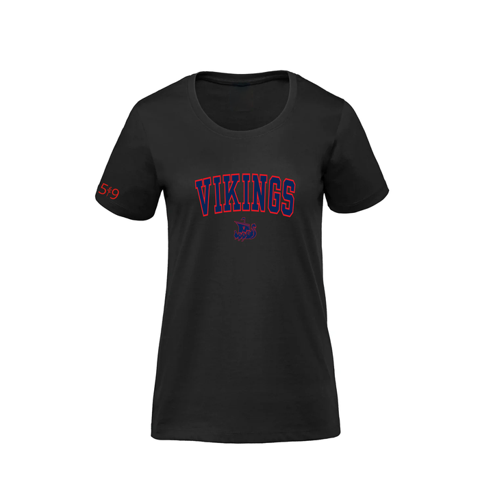 VICTORIA VIKINGS VARSITY PREMIUM TEE (WOMENS)