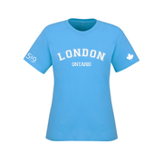 LONDON VARSITY TEE (WOMENS)