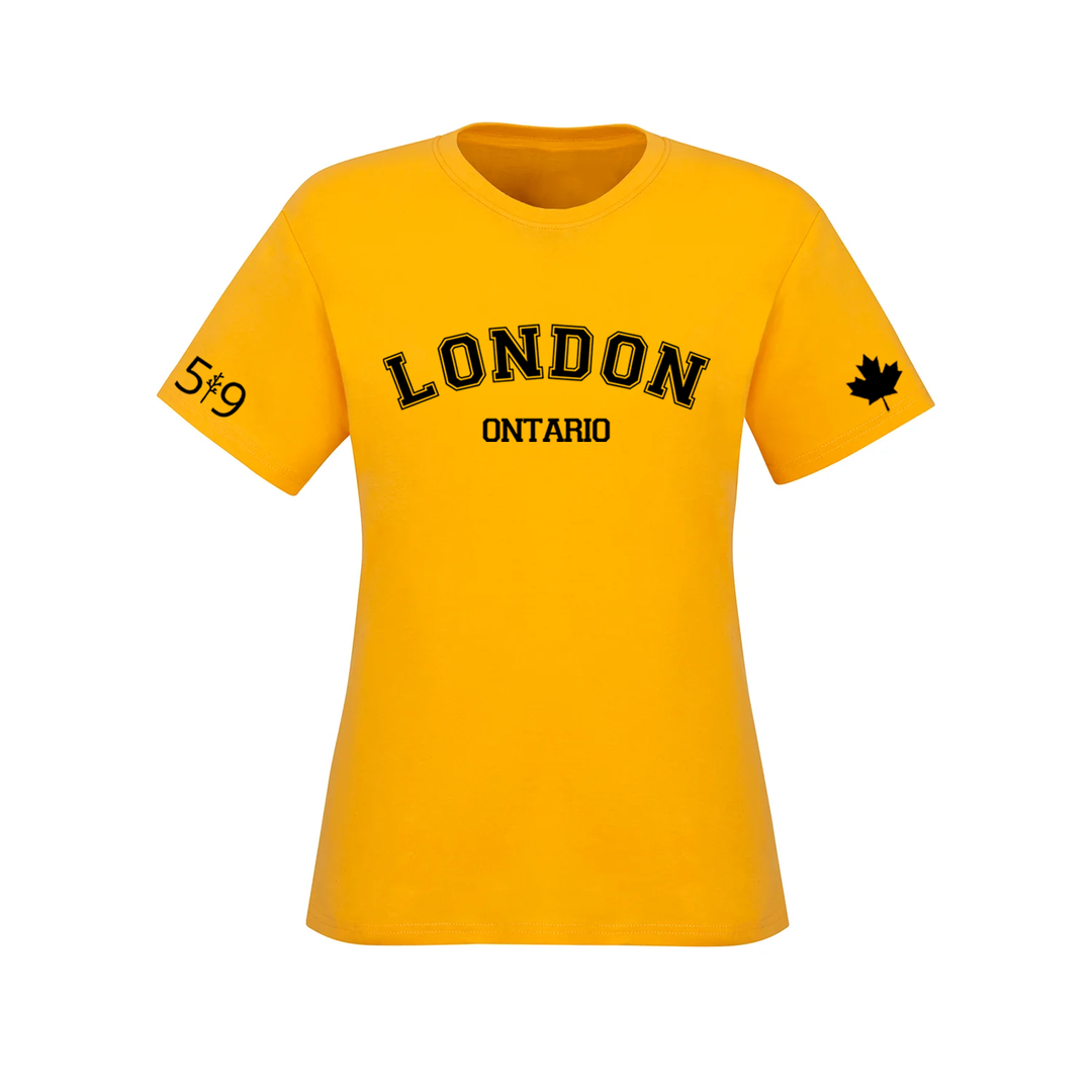 LONDON VARSITY TEE (WOMENS)