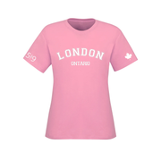 LONDON VARSITY TEE (WOMENS)