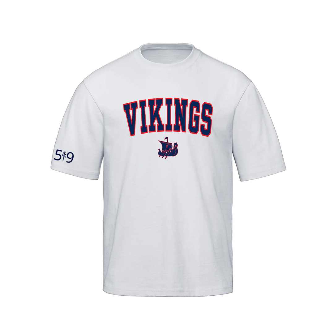 VICTORIA VIKINGS VARSITY OVERSIZED TEE (UNISEX)