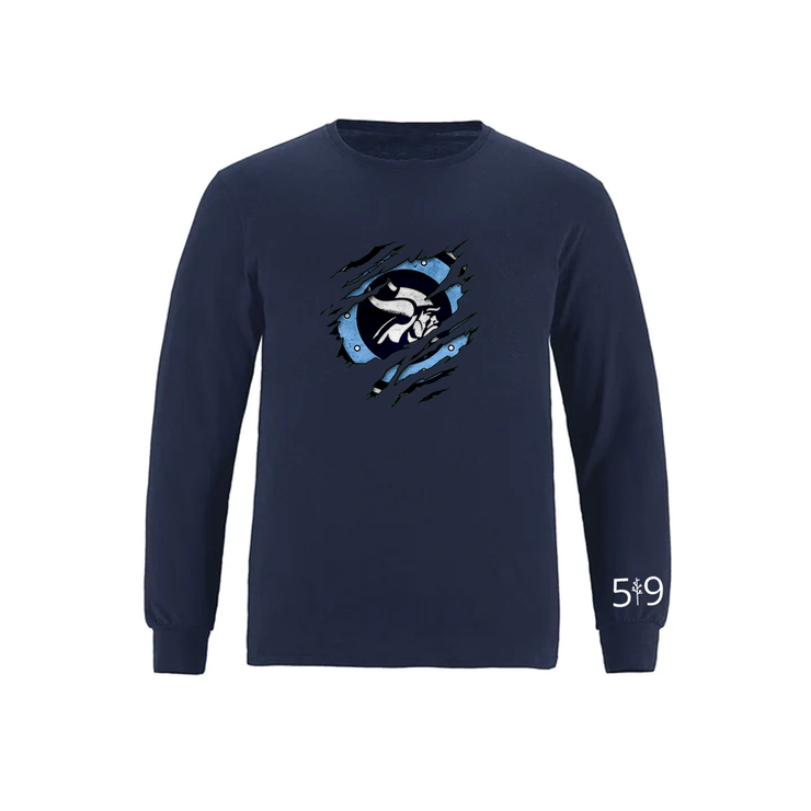 LUCAS VIKINGS DISTRESSED LONG SLEEVE (MENS)