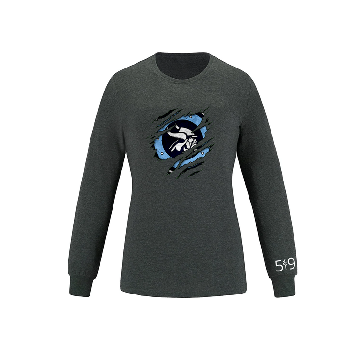 LUCAS VIKINGS DISTRESSED LONG SLEEVE (WOMENS)