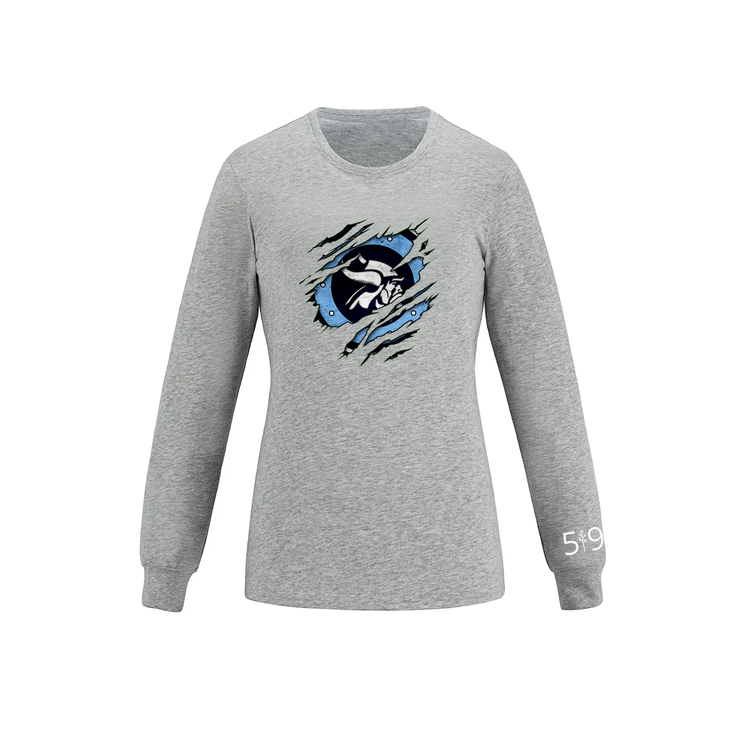 LUCAS VIKINGS DISTRESSED LONG SLEEVE (WOMENS)