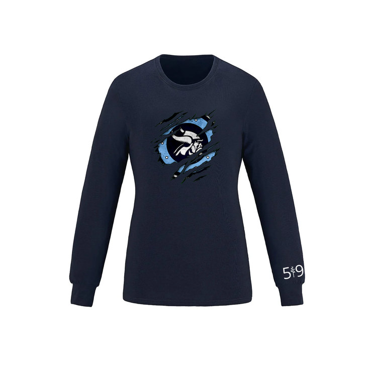 LUCAS VIKINGS DISTRESSED LONG SLEEVE (WOMENS)