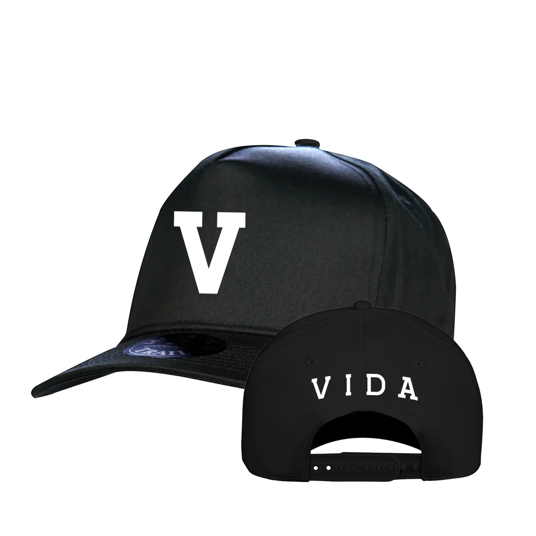 VIDA CHURCH 'V' EMBROIDERED 5-PANEL CAP