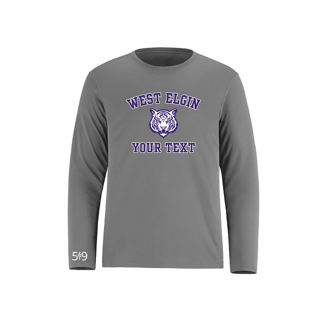 WEST ELGIN CUSTOMIZABLE ATHLETIC LONG SLEEVE (UNISEX)