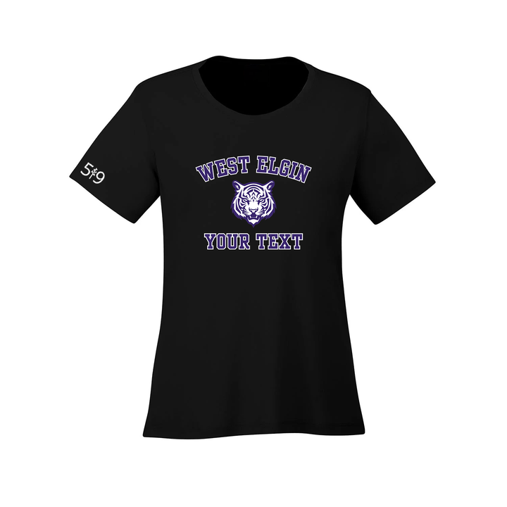 WEST ELGIN CUSTOMIZABLE ATHLETIC TEE (WOMENS)