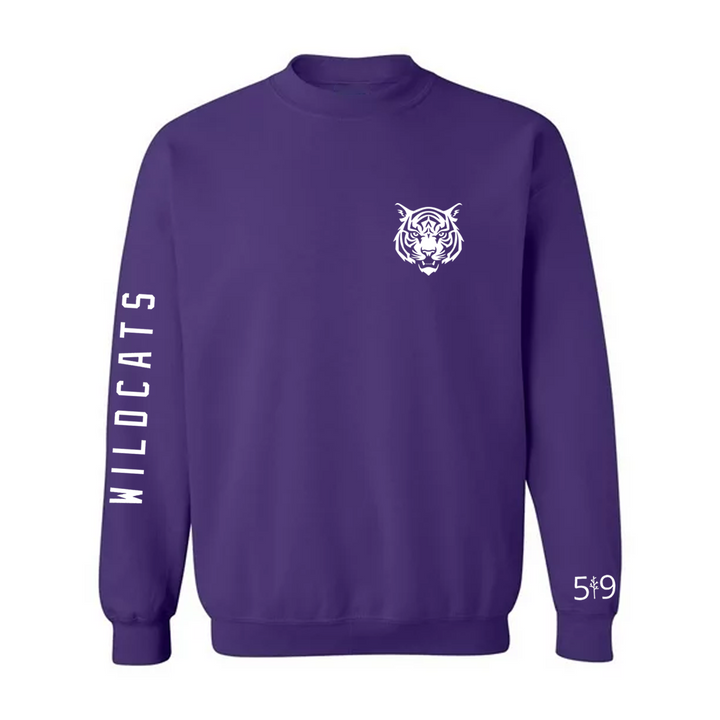 WILDCATS SLEEVE LOGO CREW (UNISEX)