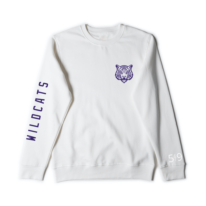 WILDCATS SLEEVE LOGO CREW (UNISEX)