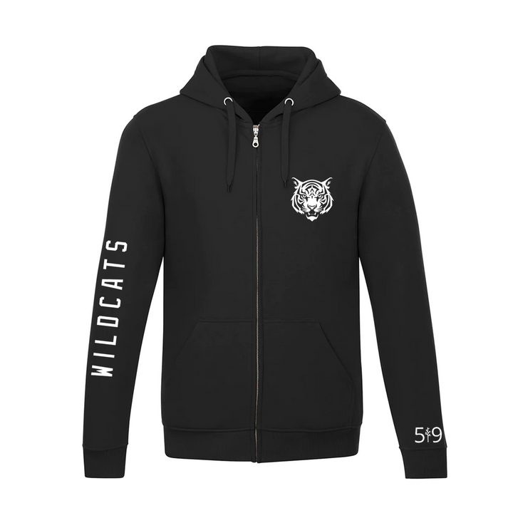 WILDCATS SLEEVE LOGO FULL ZIP (UNISEX)