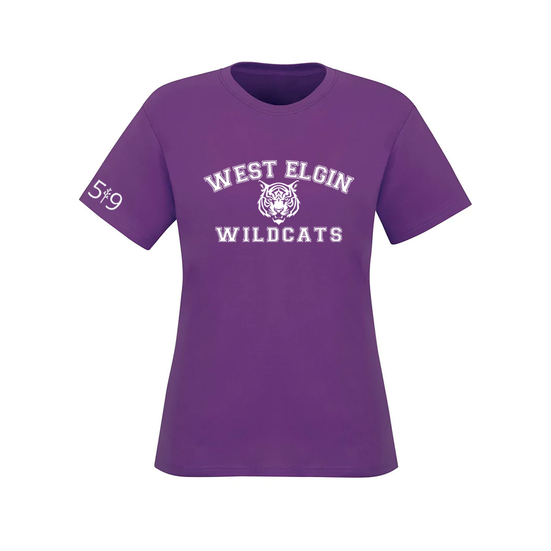 WEST ELGIN WILDCATS TEE (WOMENS)