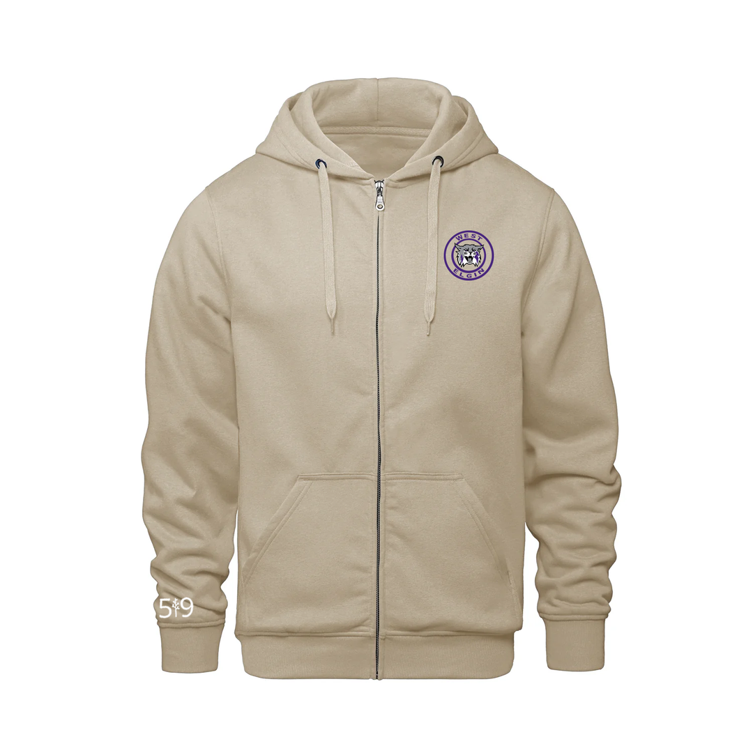 WEST ELGIN CREST ZIP-UP HOODIE (UNISEX)