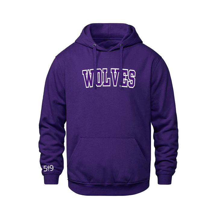 W.J. WOLVES VARSITY HOODIE (UNISEX)