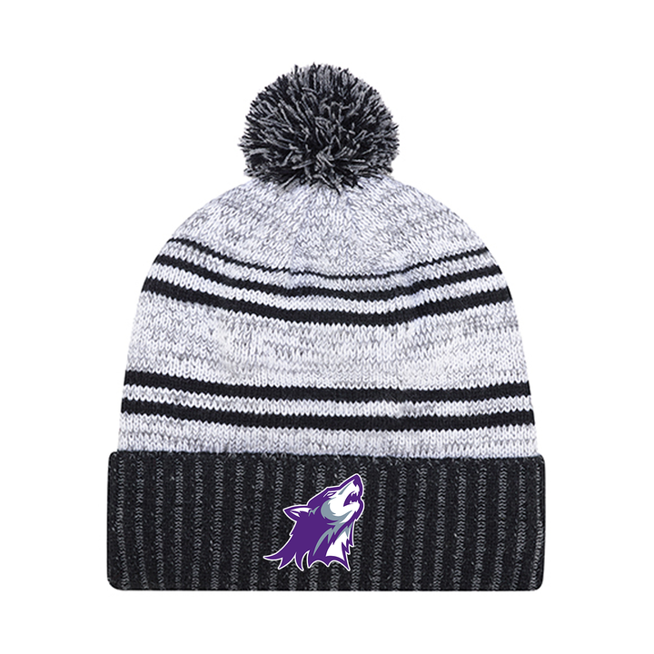 WILFRID JURY EMBROIDERED POM-POM TOQUE