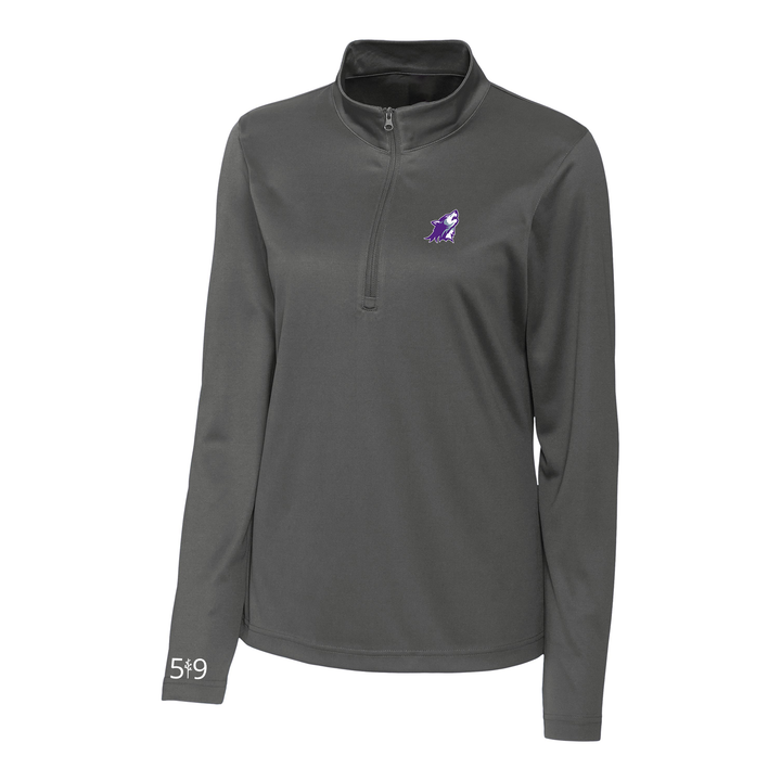 WILFRID JURY EMBROIDERED ATHLETIC 1/4 ZIP (WOMENS)
