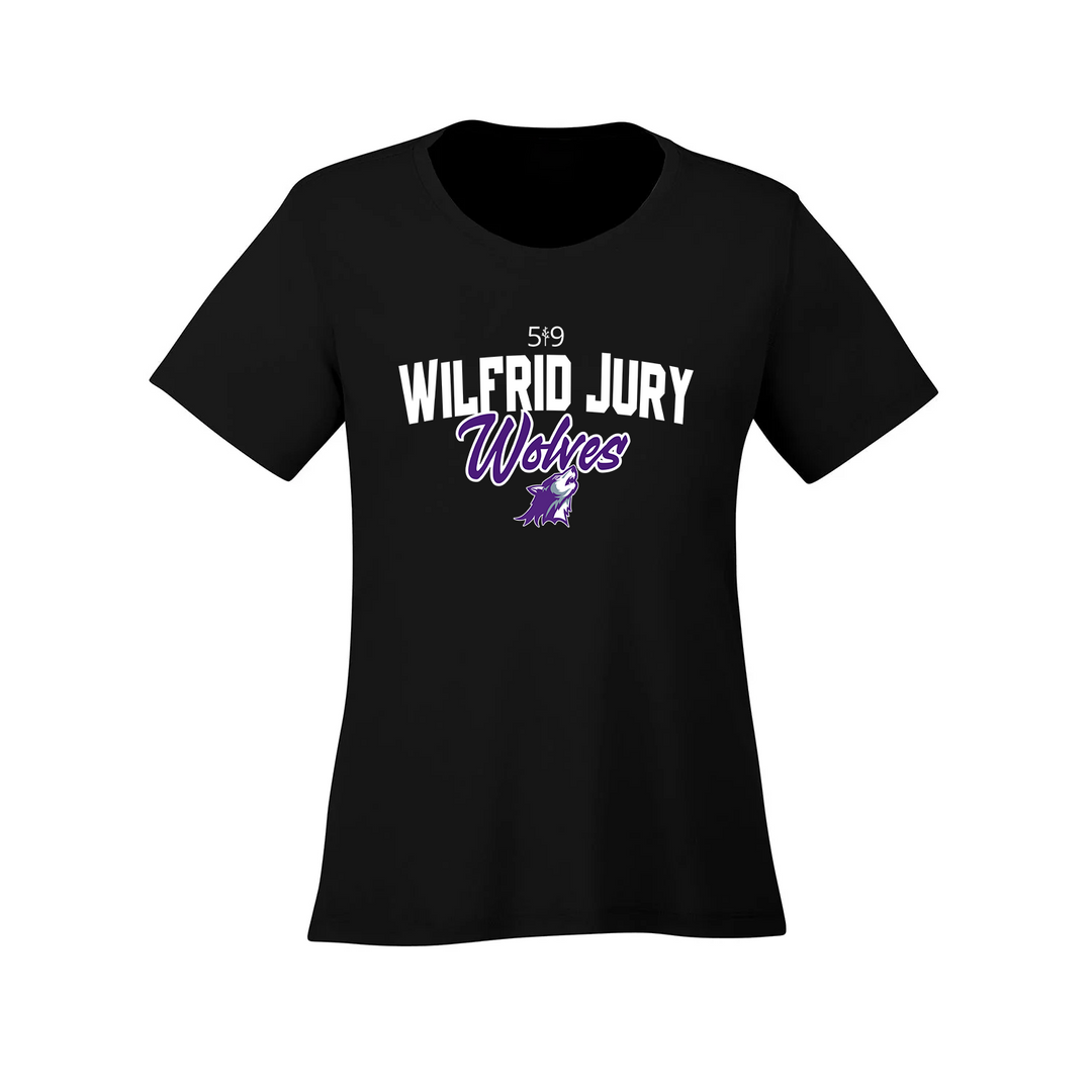 WILFRID JURY WOLVES ATHLETIC TEE (WOMENS)