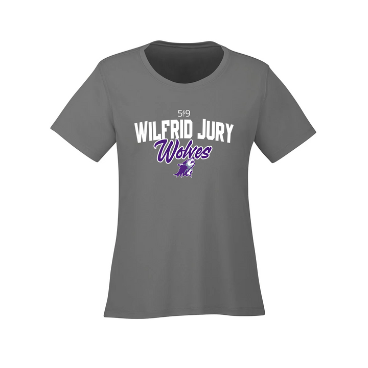 WILFRID JURY WOLVES ATHLETIC TEE (WOMENS)