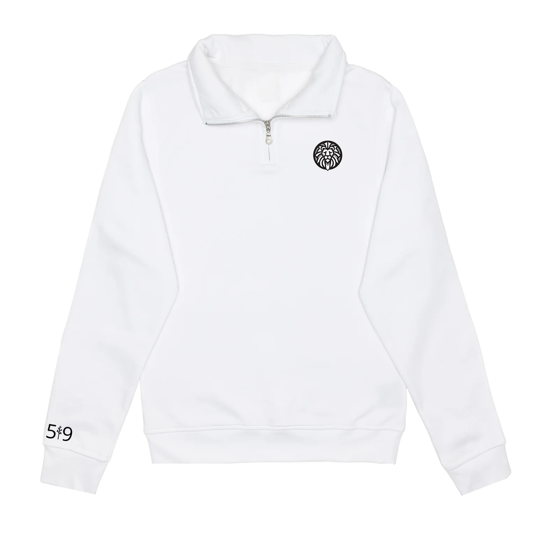 WOODFIELD EMBROIDERED 1/4 ZIP (UNISEX)