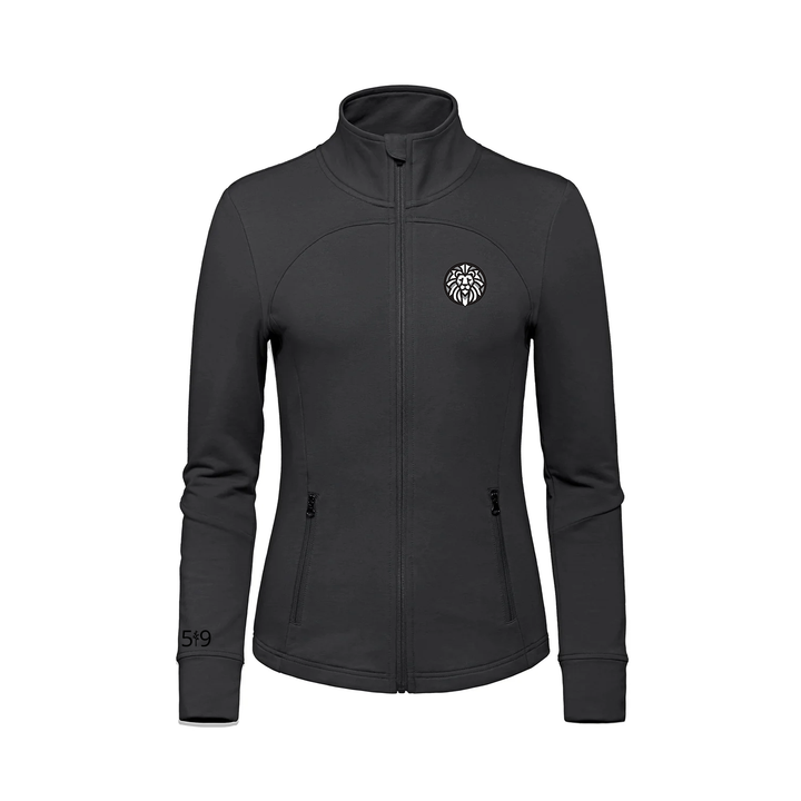 WOODFIELD EMBROIDERED FRENCH TERRY ZIP UP (WOMENS)