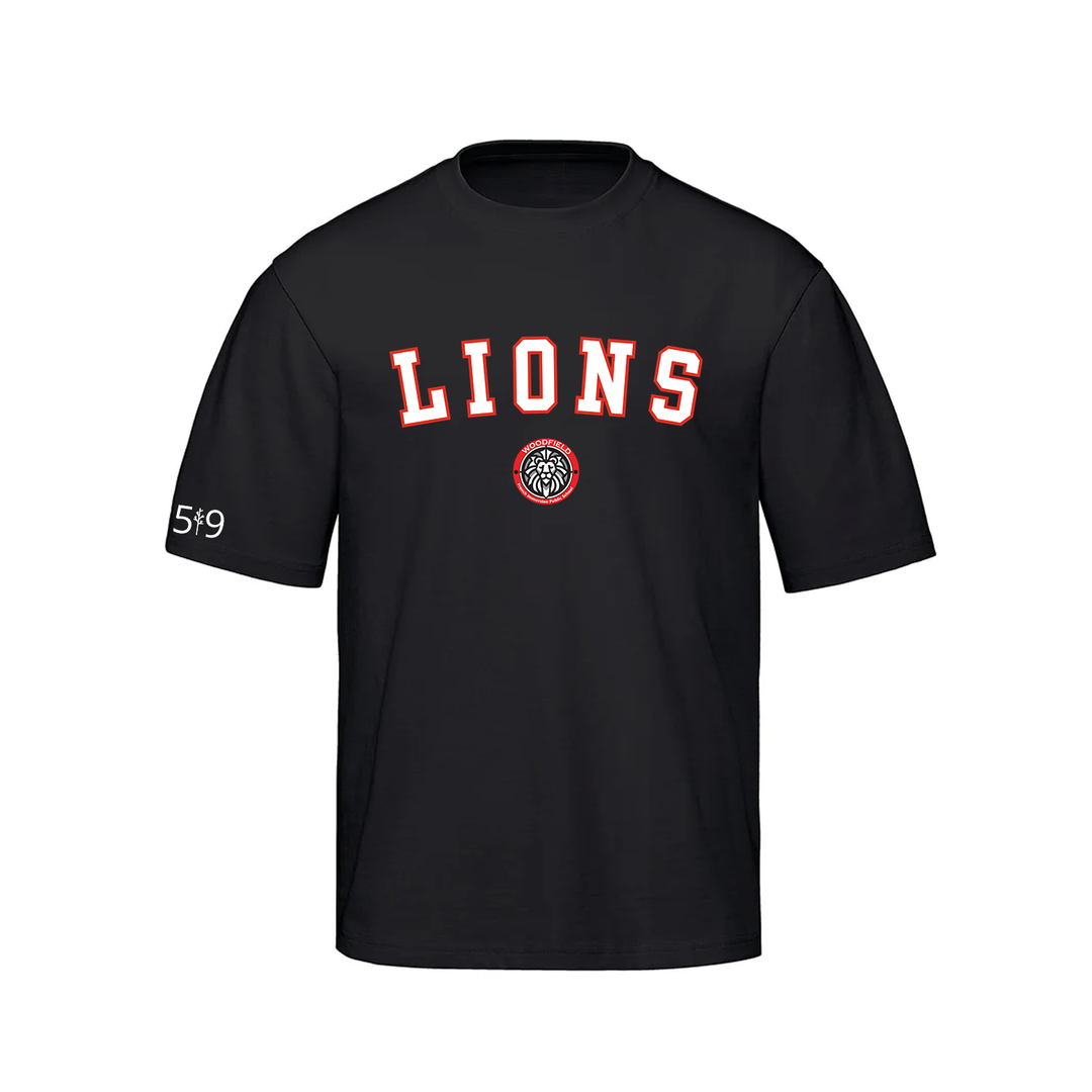WOODFIELD LIONS VARSITY OVERSIZED TEE (UNISEX)